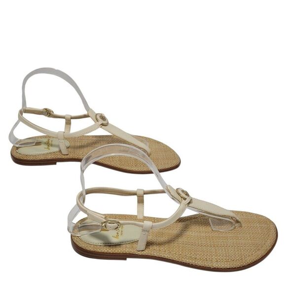 Sam Edelman Sandals Womens Size 8 M Gigi Signet Ankle Strap Modern Ivory NWOB - Picture 8 of 15